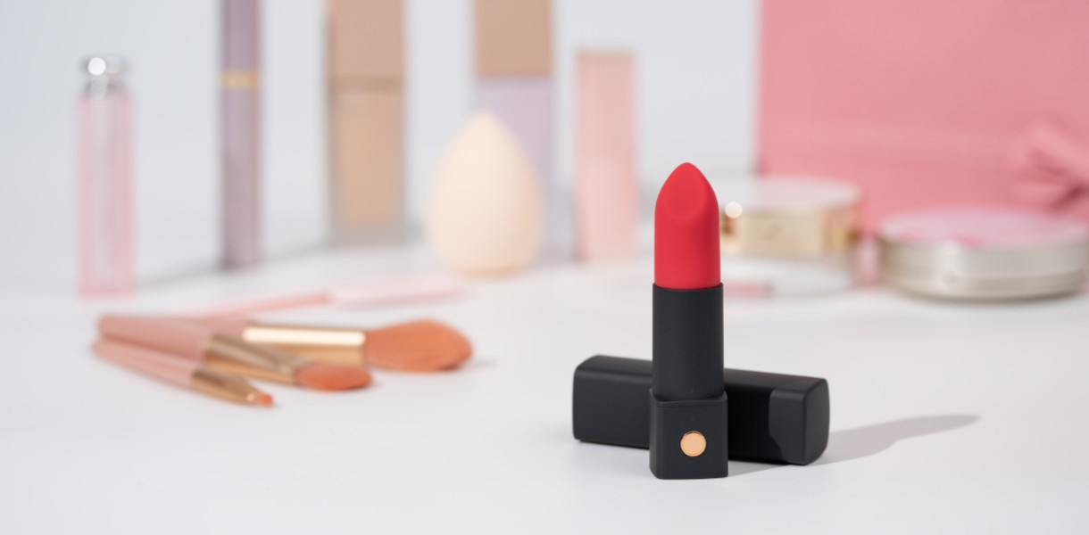 Vibromasseur Discret En Forme De Rouge à Lèvres - 10 Modes De Vibration - Neuf | Sex Toy Discret Silicone